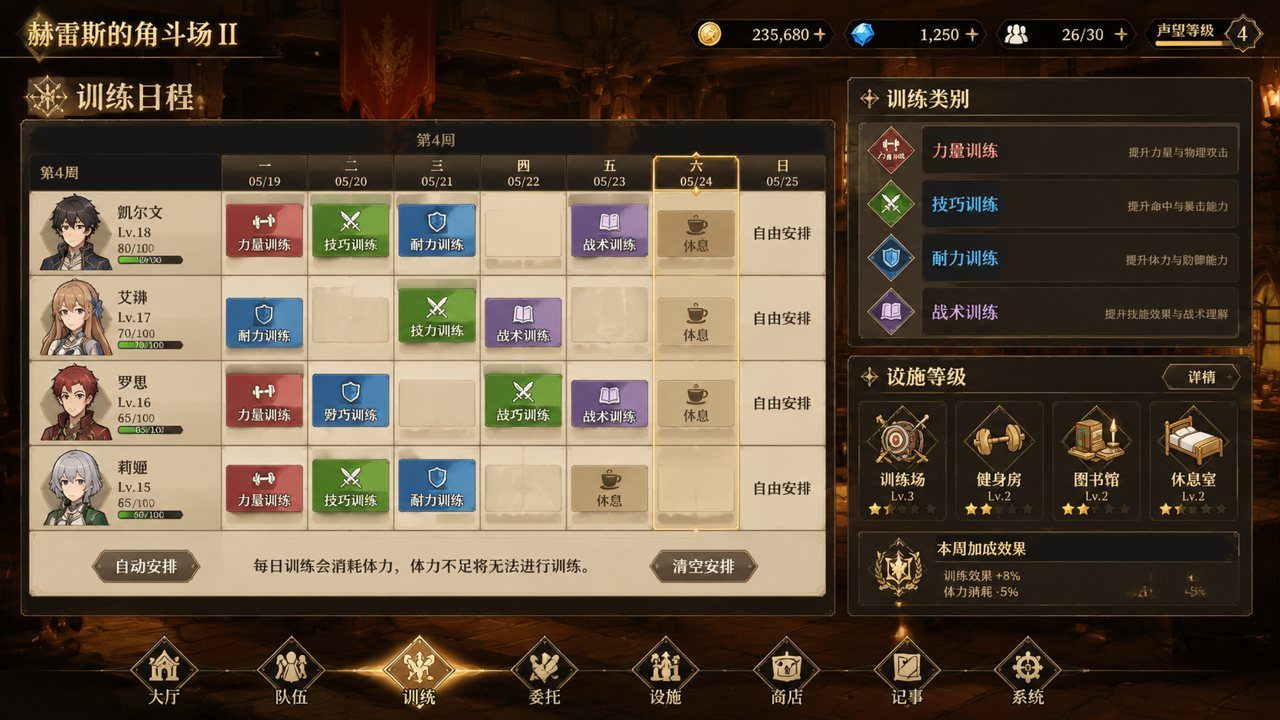 赫雷斯的角斗场Ⅱ 角色培养 画面 3